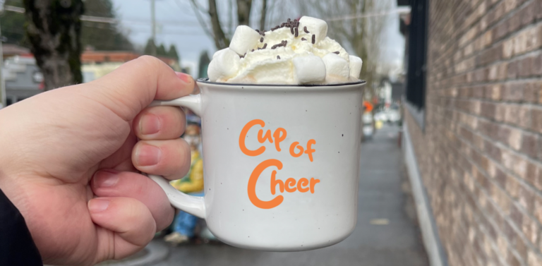 Cup of Cheer in Downtown Abbotsford