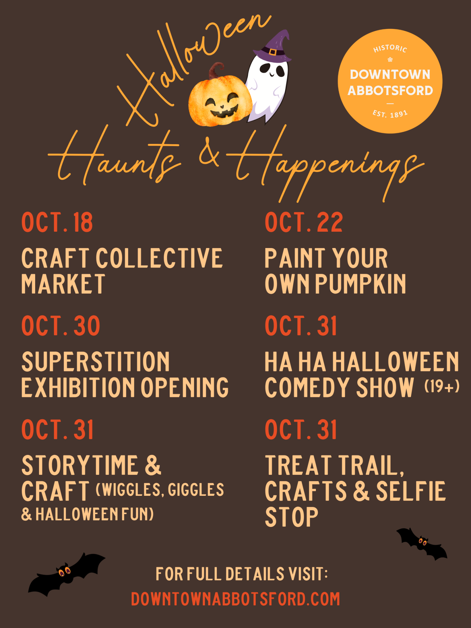 Halloween Haunts & Happenings in Downtown Abbotsford